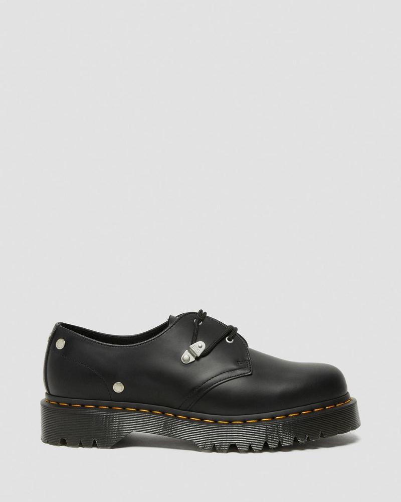 Dr Martens 1461 Bex Stud Leren Oxford Schoenen Heren Zwart | NL 226XYU